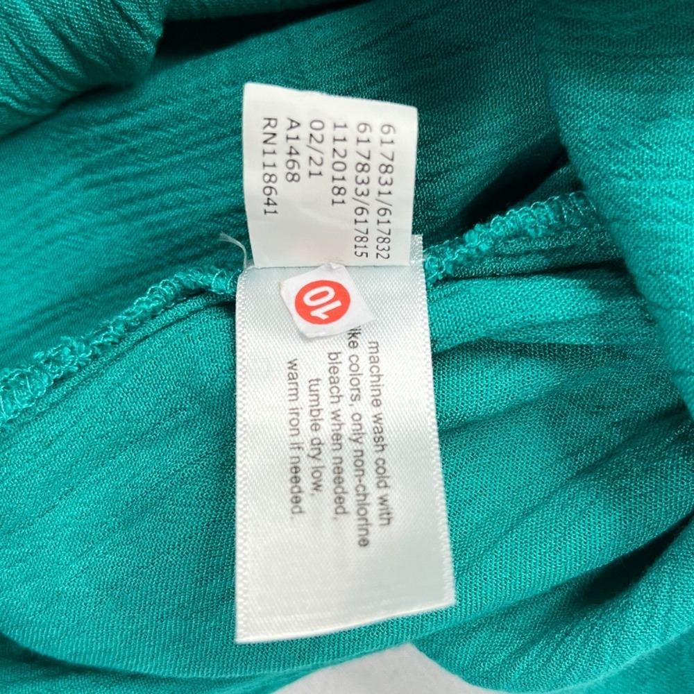 Lane Bryant Teal Embroidered Peasant Blouse Tassel Tie Top Size 18 Boho Rayon - Picture 8 of 13